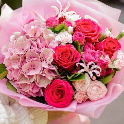 BQ068 Pretty in Pink Bouquet