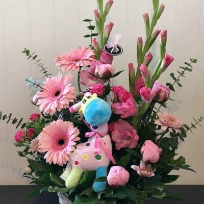 FA008 Hello Baby Flower Arrangement