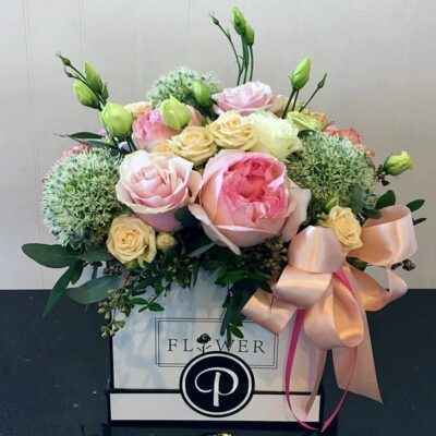 HB012-Flower Hat Box