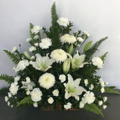 FA035 Peace Lilies Flower Arrangement