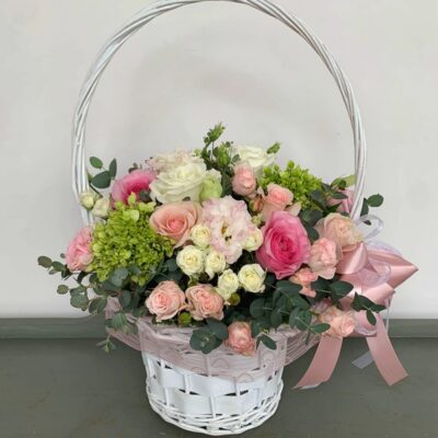 FB021 Sweet Doll Floral Basket