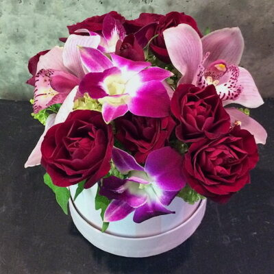 HB010-Flower Hat Box