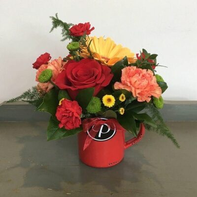 PP007 Red Mug Arrangement