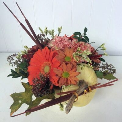 TG007-Take Aim Thanksgiving Flower Arrangement