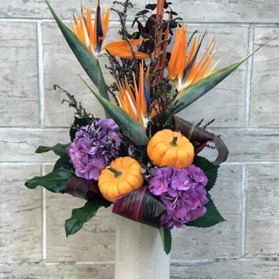 TG020-Harvest Time Thanksgiving Flower Arrangement