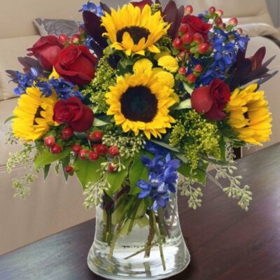 TG023-Orient Express Sunflower Arrangement