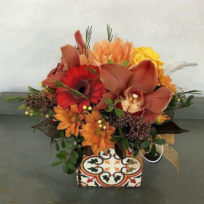 TG034-Thanksgiving Flower Arrangement