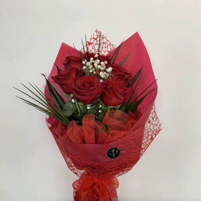 BQ064 Valentine's Day Red Roses Bouquet