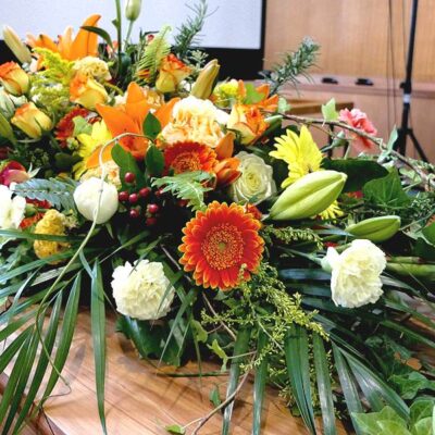 CF017 Last Journey Casket Flower Arrangement