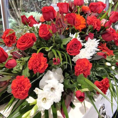 CF027 Honor & Care Casket Flower Arrangement