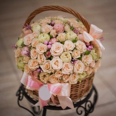 FB005-Floral Basket