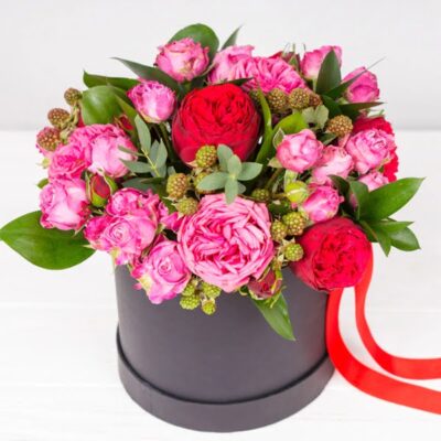 HB005-Flower Hat Box