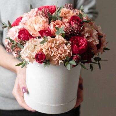 HB008-Flower Hat Box