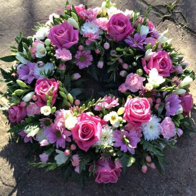 WR003-Gentle Dream Sympathy Wreath