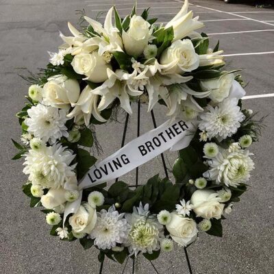 WR001 With Love Sympathy Wreath